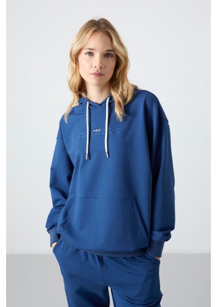 Tommy Life Parlament Kapüşonlu Kanguru Cep Oversize Lastik Paça Kadın Eşofman Takımı - 95288 fiyatları