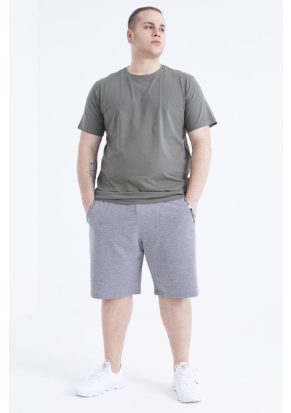 Tommy Life Çağla Basic Kısa Kol O Yaka Erkek Büyük Beden T-Shirt - 88072 fırsatları