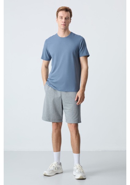 Tommy Life Petrol Erkek Basic Kısa Kol Standart Kalıp O Yaka T-Shirt - 87911 fiyatları