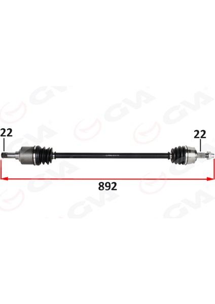 Komple Aks Sag On Fiat Grande Punto 199 1.2 Mpi M-T 05-12 12