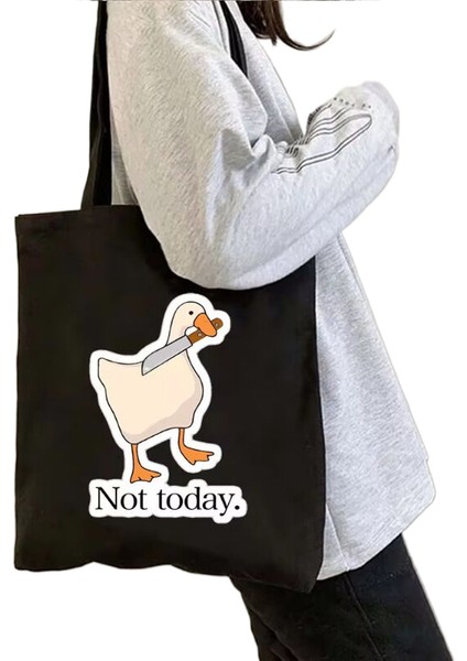 1 Sevimli Moda Karikatür Hayvan Omuz Kanvas Tote Çanta Omuz Çantası Alışveriş Çantası (Yurt Dışından)