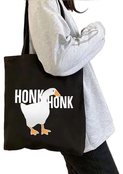 1 Sevimli Moda Karikatür Hayvan Omuz Kanvas Tote Çanta Omuz Çantası Alışveriş Çantası (Yurt Dışından)