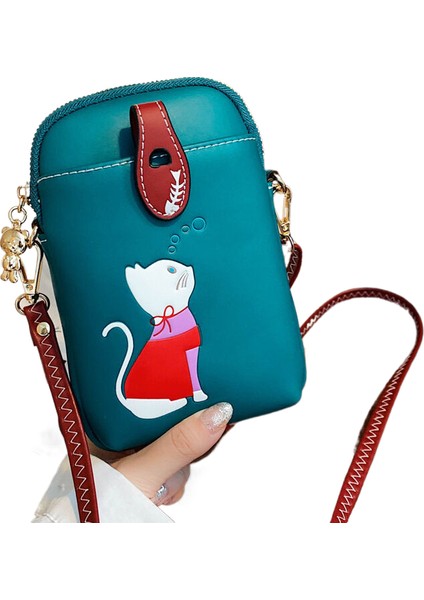 1 Küçük Çanta Kadın Moda Cep Telefonu Çantası Omuz Crossbody Çanta Mini Internet Ünlü Kadın Çantası Yaz (Yurt Dışından)