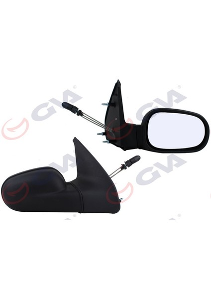 Diş Dikiz Aynasi Sağ Clio 94-98 Mekanik Bombeli Cam Vm-126R 12