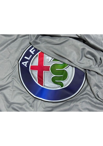Ultra Shop Alfa Romeo 8C Couope Araba Brandası Gri Kumaş Penye Toz Geçirmez Garaj Brandası Oto Branda modelleri