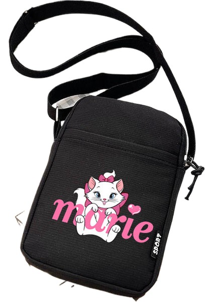 1 Kedi Bayan Omuz Çantası Crossbody Çanta Tuval Küçük Omuz Cep Telefonu Çantası Öğrenci Çanta (Yurt Dışından)