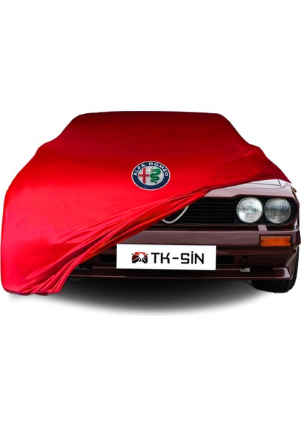 Ultra Shop Alfa Romeo Gtv Coupe 1995-2004 Araba Brandası Kırmızı Kumaş Penye Toz Geçirmez Garaj Brandası Oto Branda
