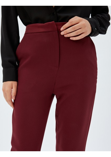 Kumaş Pantolon Havuç Kesim Cepli Standart Bel indirimleri