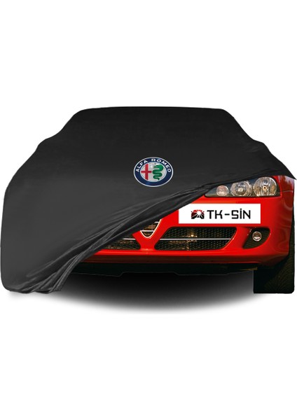 Ultra Shop Alfa Romeo 147 2000-2010 Araba Brandası Siyah Kumaş Penye Toz Geçirmez Garaj Brandası Oto Branda