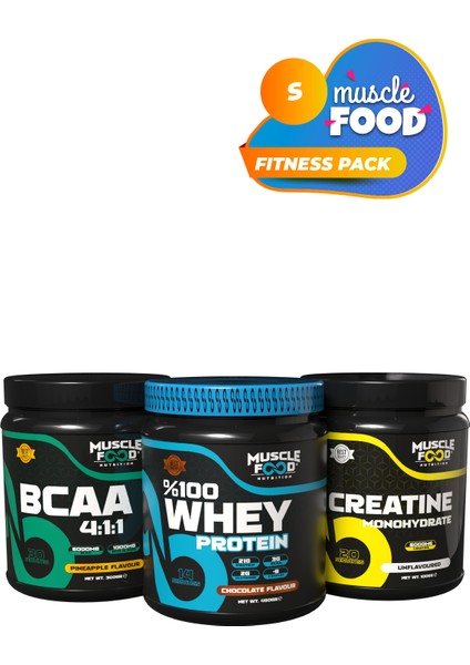 Musclefood Fitness Pack S - Çikolata Whey ve Bcaa Ananas