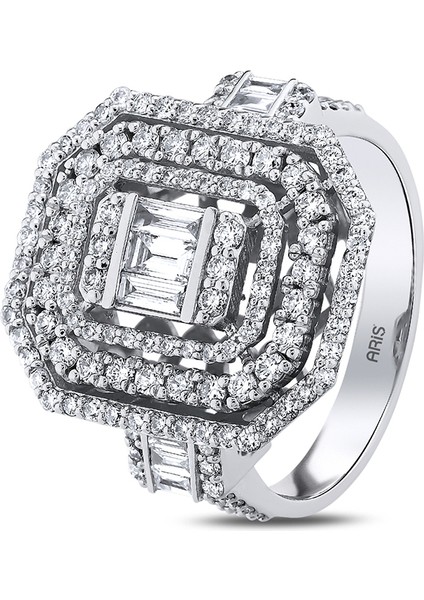 Pırlanta Baget Yüzük modelleri