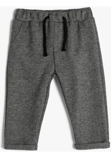 Basic Jogger Eşofman Altı Cepli Beli Bağlamalı