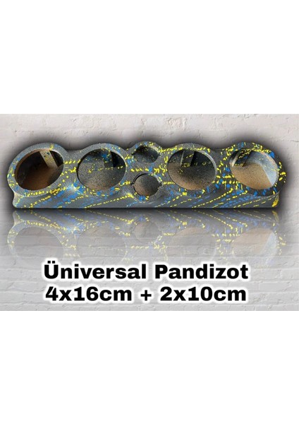 Universal Pandizot 4X16Cm+2X10 Uyumlu Pandizot Özel Boyalı Siyah Pandizot