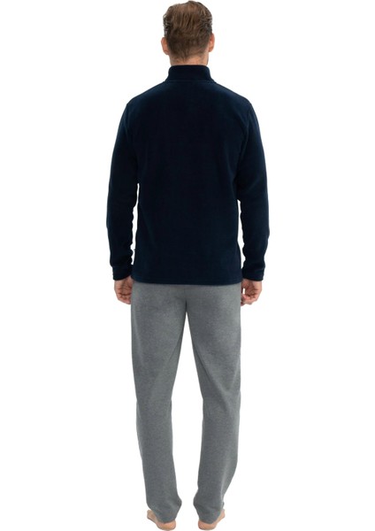 U.s. Polo Assn. Erkek Uzun Kollu Polar Iki Iplik Eşofman Pijama Takımı S25826 modelleri