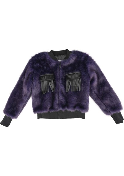 Kız Çocuk Fermuarlı Ceket