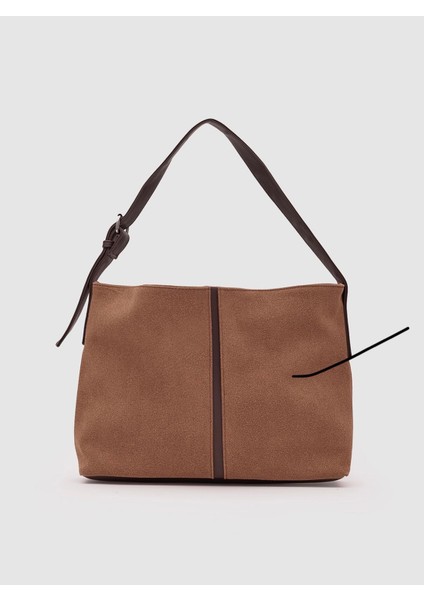 Lori Kahve Süet Askılı Kadın Çanta modelleri