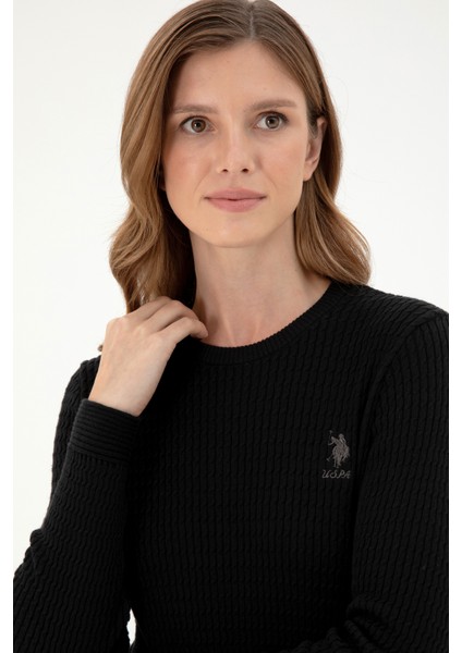 Kadın Siyah Kazak /Triko 50288979-VR046 fiyatları