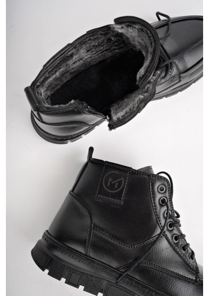 Gilberto Fermuarlı Bağcıklı Kürklü Hafif Taban Erkek Bot modelleri