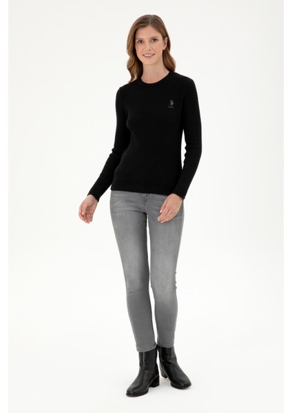 Kadın Siyah Kazak /Triko 50288979-VR046 fırsatları