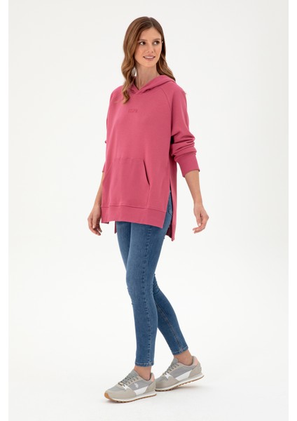 Kadın Koyu Pembe Sweatshirt 50296944-VR167 fırsatları