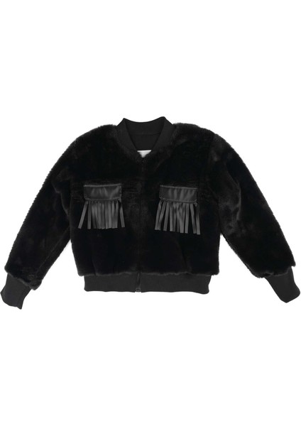 Kız Çocuk Fermuarlı Ceket