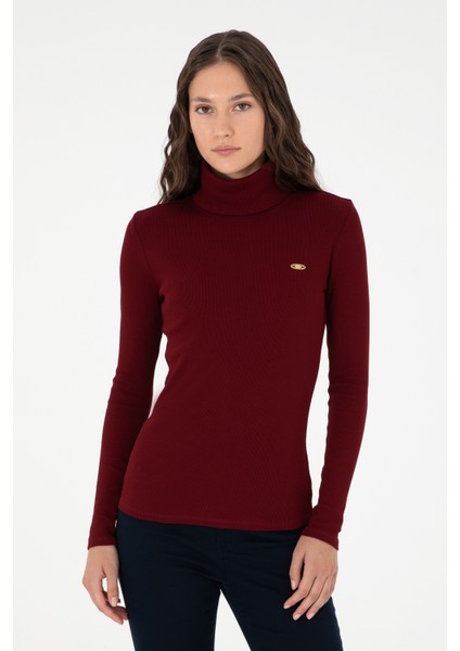 Kadın Bordo Sweatshirt 50297393-VR014