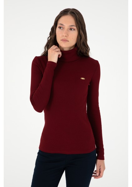 Kadın Bordo Sweatshirt 50297393-VR014