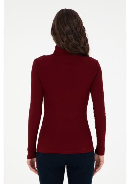 Kadın Bordo Sweatshirt 50297393-VR014