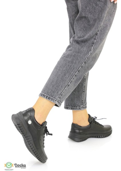 Kadın Hakiki Deri Günlük Spor Tarz Mevsimlik Ortopedik Ayakkabı M25/KA3095 indirimleri