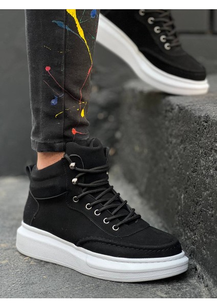 KB-0994 Siyah Süet Yüksek Taban Erkek Bilek Bot fiyatları