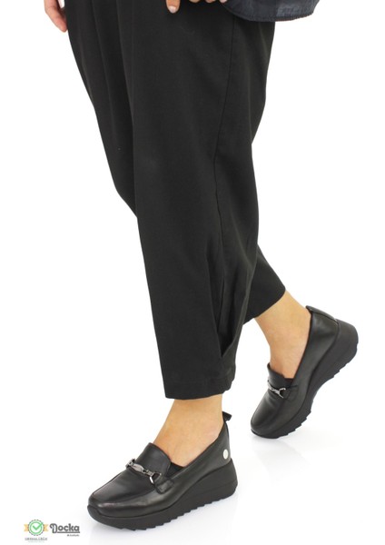 Kadın Günlük Dolgu Topuk Loafer Ayakkabı M25/KA3485