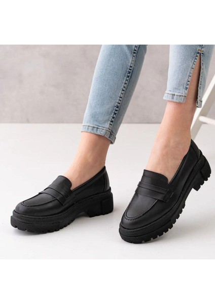 Kalın Taban Kadın Loafer L-0165