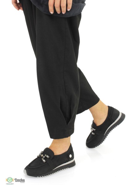 Kadın Günlük Taş Tokalı Loafer Ayakkabı M25/KA50
