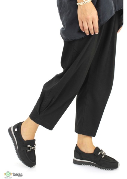 Kadın Günlük Taş Tokalı Loafer Ayakkabı M25/KA50