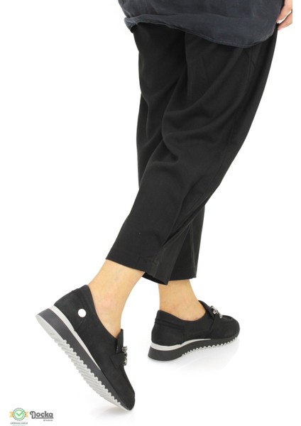 Kadın Günlük Taş Tokalı Loafer Ayakkabı M25/KA50