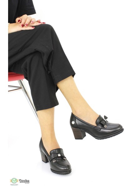 Kadın Kalın Topuklu Klasik Ayakkabı M25/KA3130