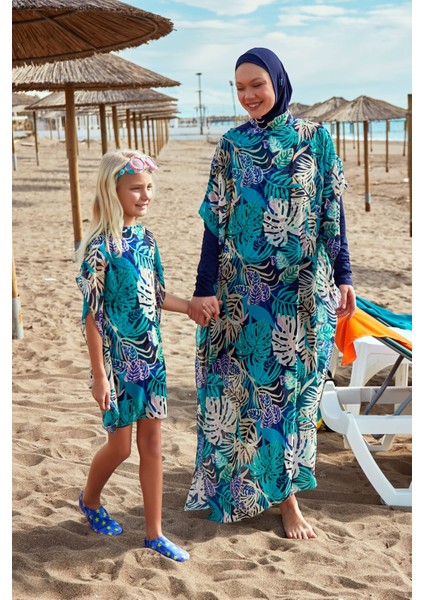 Çocuk Desenli Renkli Pareo P2419