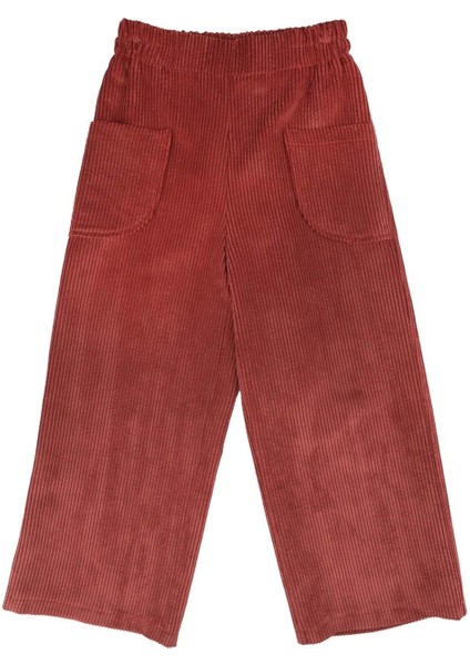Kız Çocuk Fitilli Pantolon