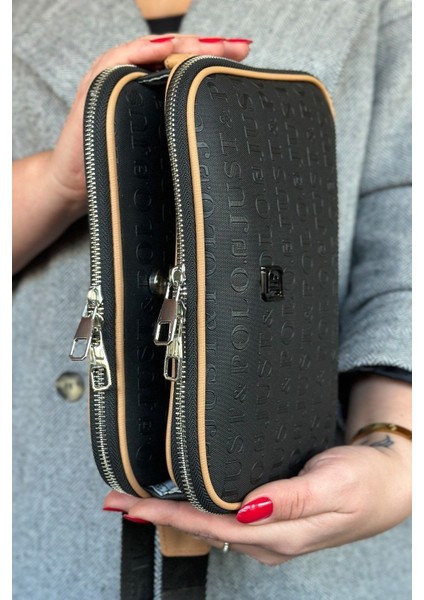 Kadın Kahvetaba 5 Bölmeli Ayarlanabilir Uzun Askılı Omuz Çantası Postacı Çantası fiyatları