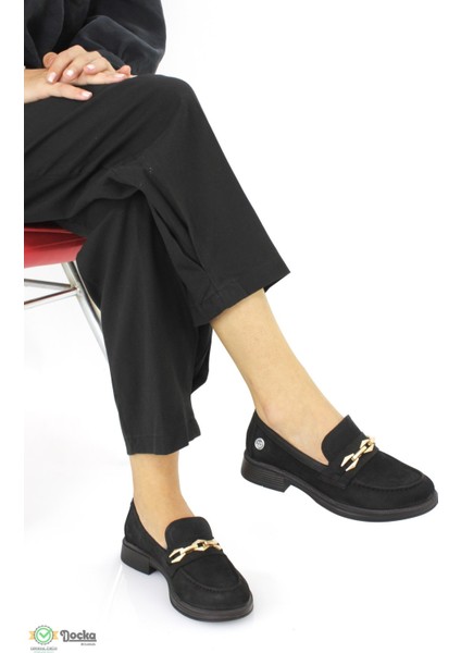 Kadın Günlük Zincir Detaylı Loafer Ayakkabı M25/KA215 indirimleri