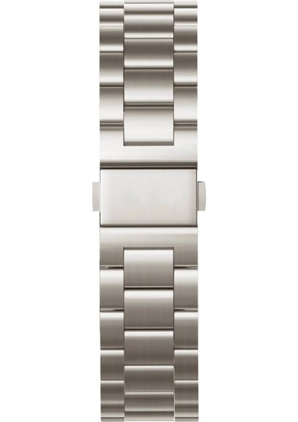 Apple Watch 10 42 mm Uyumlu Metal Kordon Paslanmaz Çelik Baklalı Model Kayış