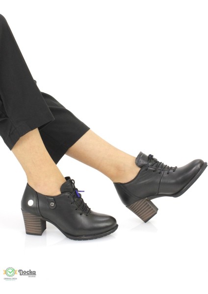 Kadın Kışlık Klasik Kalın Topuklu Ayakkabı M25/KA3615