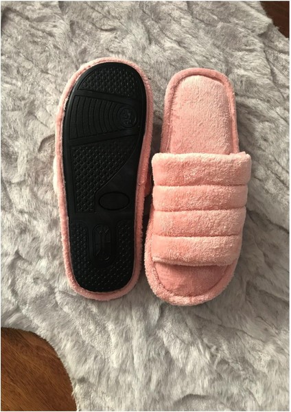 Kadın Ev Terliği Pembe Peluş 38 Numara modelleri