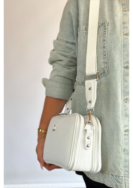 Kadın Kahvetaba 5 Bölmeli Ayarlanabilir Uzun Askılı Omuz Çantası Postacı Çantası