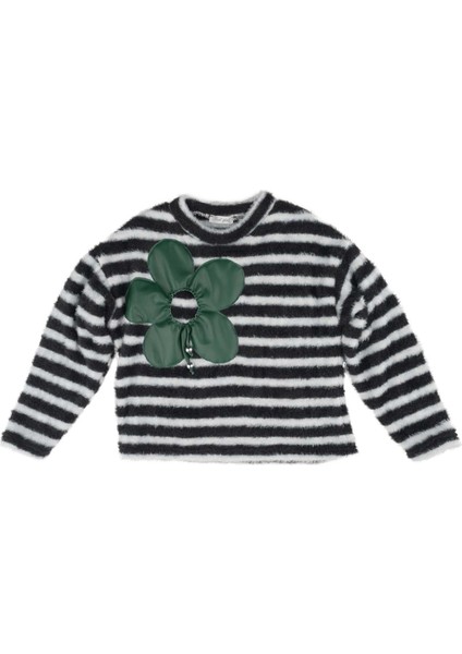 Kız Çocuk Çizgili Kazak