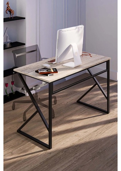 Elena Çalışma Masası Ofis Masası Oyuncu Masası Yemek Masası Okul Masası Genç Odası 60X120 cm fırsatları