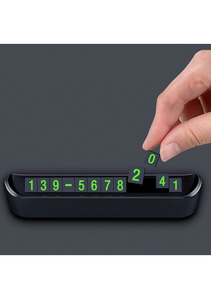 Ally Temporary Araç Geçici Park Için Telefon Numaratörü-Siyah fiyatları