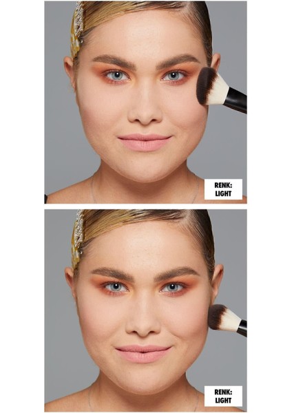 NYX Professional Makeup 3'lü Kremsi Kontür Paleti Light Ton – Tüm Cilt Tipleri İçin Doğal Bitiriş, SPF İçermez indirimleri