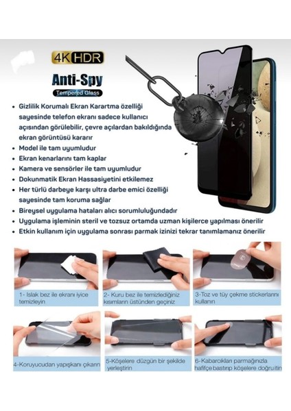 Apple iPhone Xs Max Uyumlu Hayalet Cam Kulaklık Filtreli Antistatik Cam