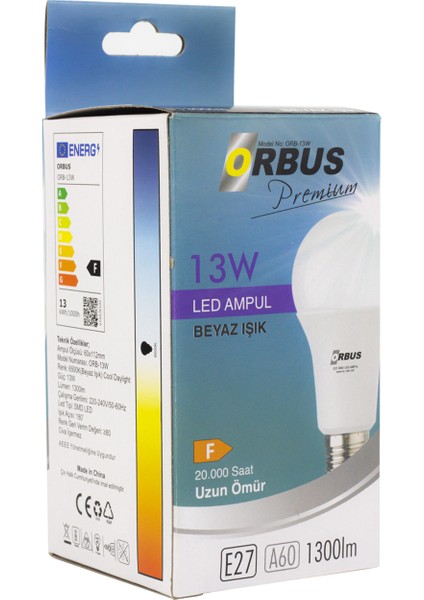 ORB/L13W 13W Beyaz LED Ampul (4434)